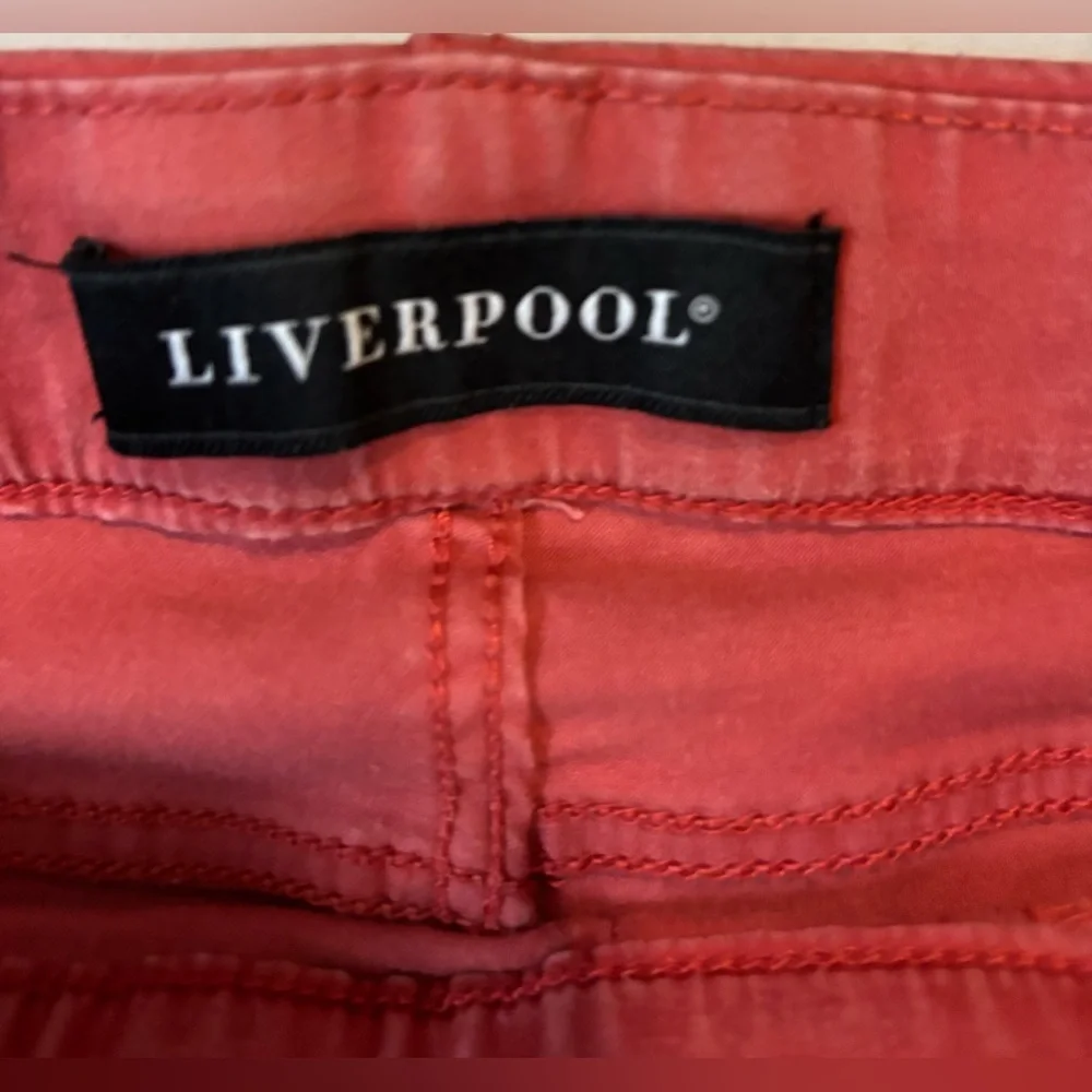 Liverpool‎ Women’s Size 6/28 Red Ankle Legging Jeans